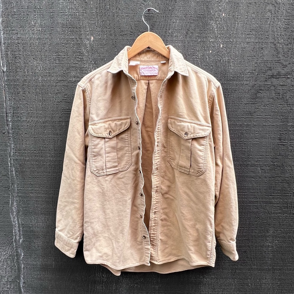 Vintage 90’s Filson button front cotton long sleeve shirt